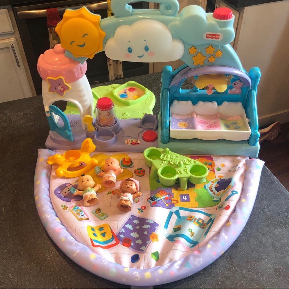 Fisher-Price Little People 1-2-3 Babies Playdate Musical Playset Interactive